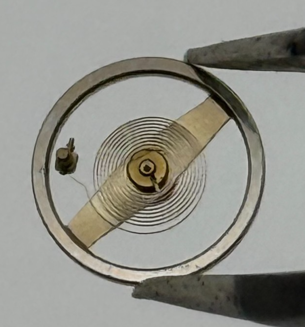 Brac 2021 Balance Wheel Complete And Spring  5¼’’’ 69 M Watch Movement Parts NOS