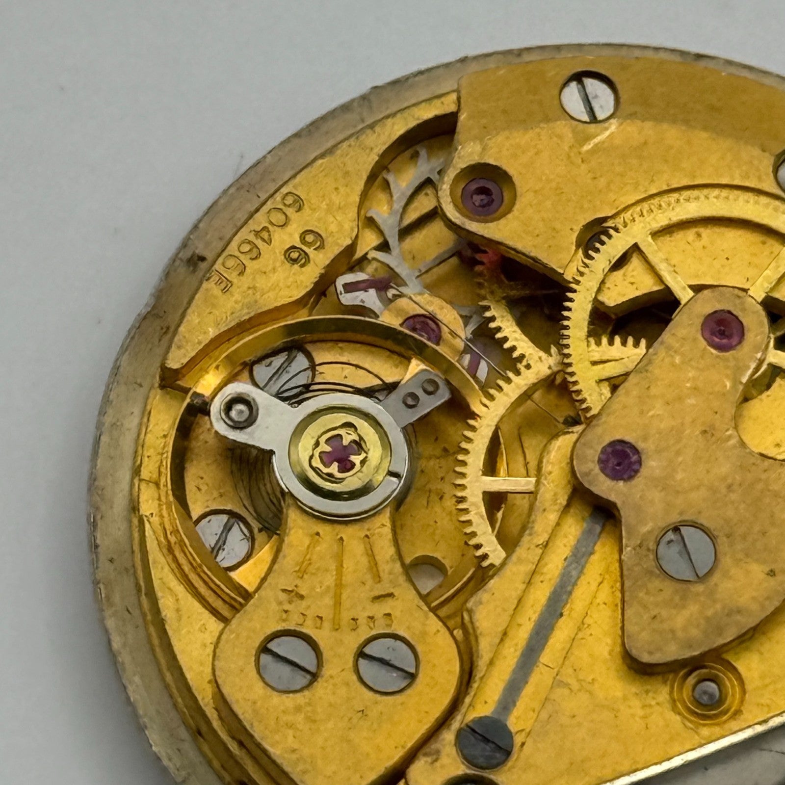Smiths Astral 66 60466E Hacking Watch Movement Manual Wind Vintage Parts Repair