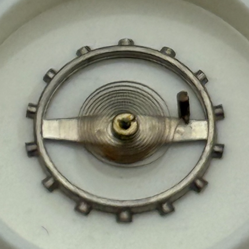 Brac 2001/3 Balance Wheel Complete And Spring   68 Renata Watch Movement Parts  