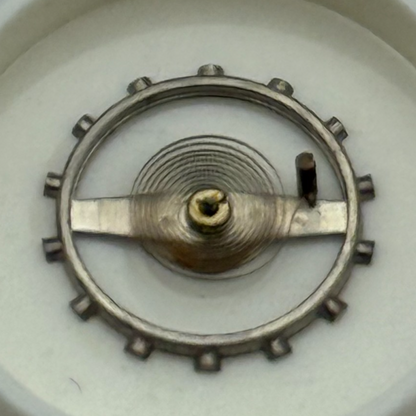 Brac 2001/3 Balance Wheel Complete And Spring   68 Renata Watch Movement Parts  