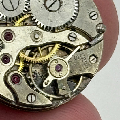 19.7mm Peercee Stauffer S S & Co Manual Wind Swiss Watch Movement PARTS SPARES