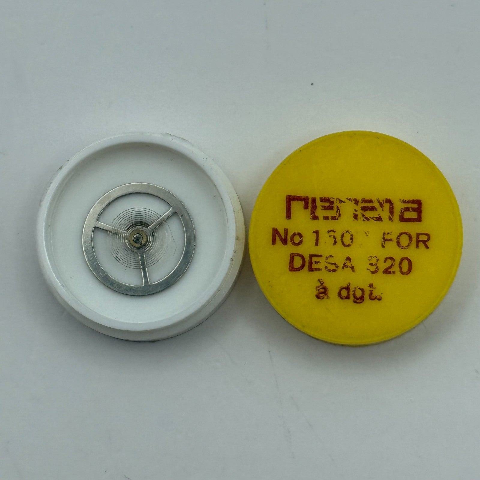 Desa 320 Balance Wheel Complete And Spring 1607 Watch Movement Parts NOS