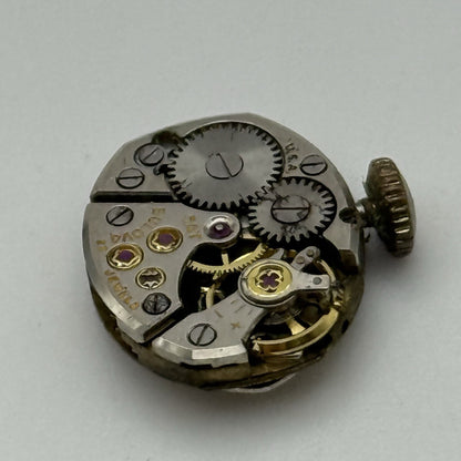 Bulova 5AT Ladies Manual Wind Watch Movement Vintage Swiss PARTS REPAIR 13mm
