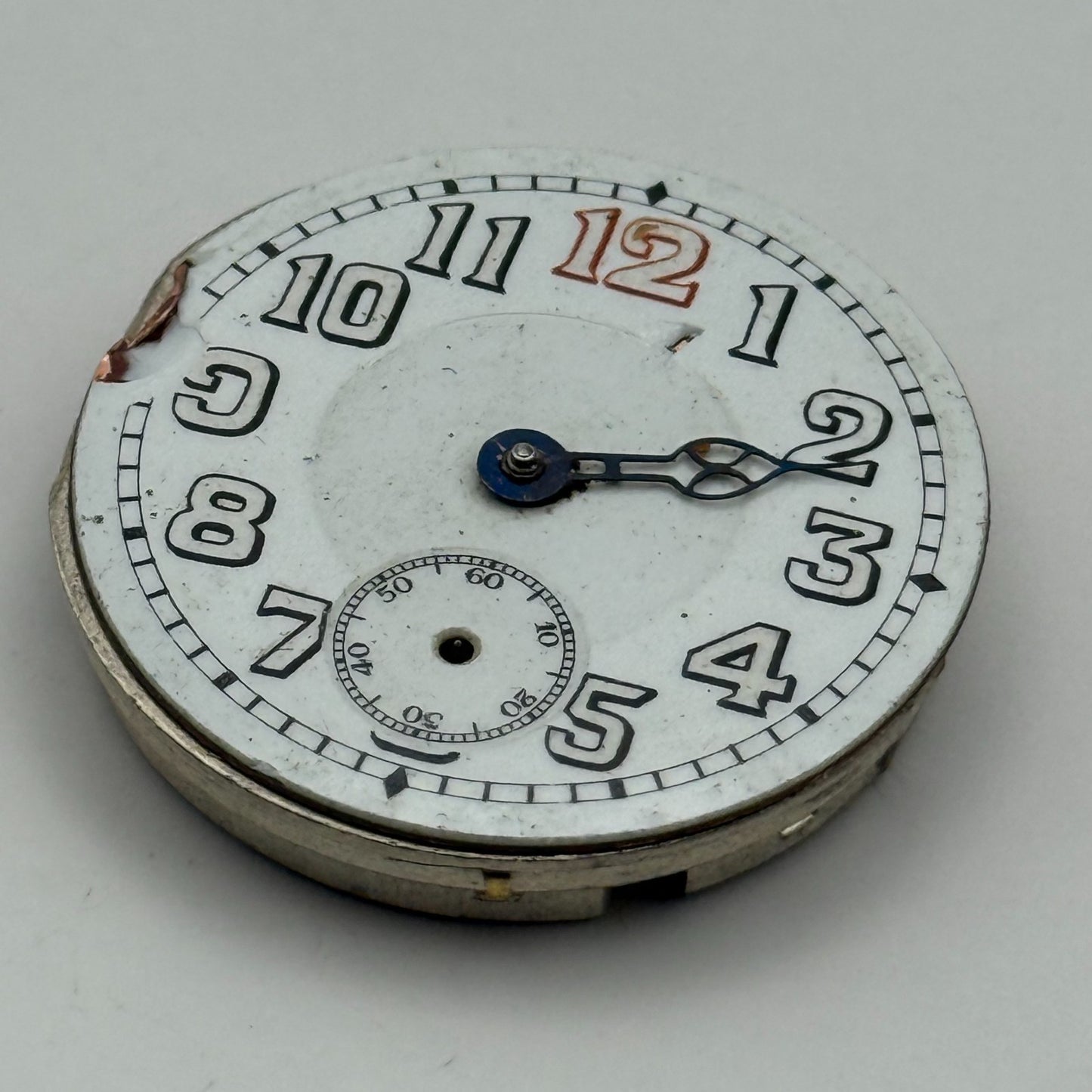 15 Jewels Trench Swiss Watch Movement Marvin 362 ? Vintage Parts Repair 29.8mm