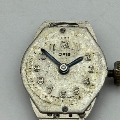 12.9mm Ladies Oris Cal 410 Manual Wind Watch Movement Swiss Vintage PARTS SPARES