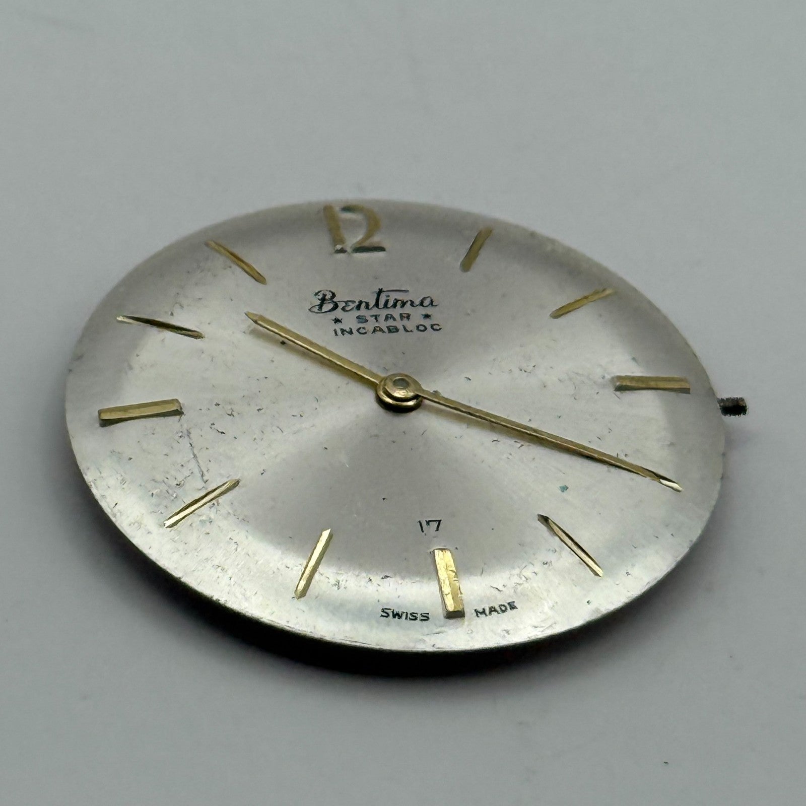 AS 1525 1526 Watch Movement Bentima Manual Wind Vintage Parts Repair 23.6mm
