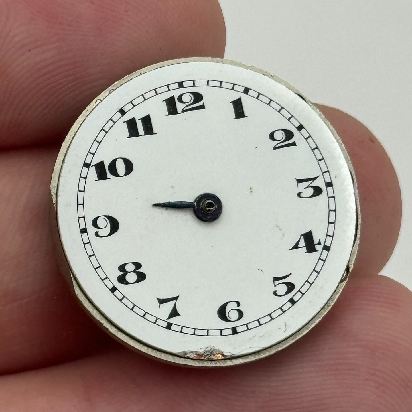 23.6mm 15 Jewels Swiss 2 Adjusts Trench Watch Movement Manual Wind PARTS SPARES