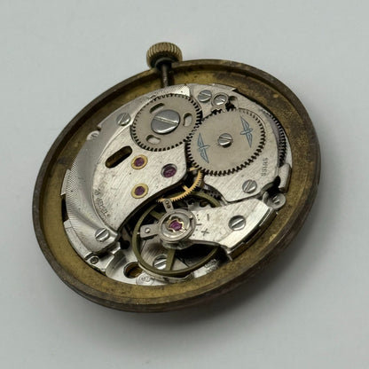AS 2061 Date Watch Movement Rotary Manual Wind Vintage Swiss Parts Repair 25.5mm