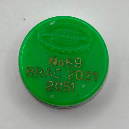 BRAC 2021 2051 Balance Wheel Complete And Spring 69 Watch Movement Parts NOS