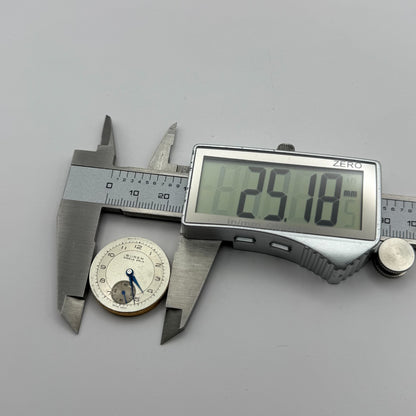 Buren 410 Grand Prix Watch Movement Manual Wind Vintage Parts Repair 25.1mm