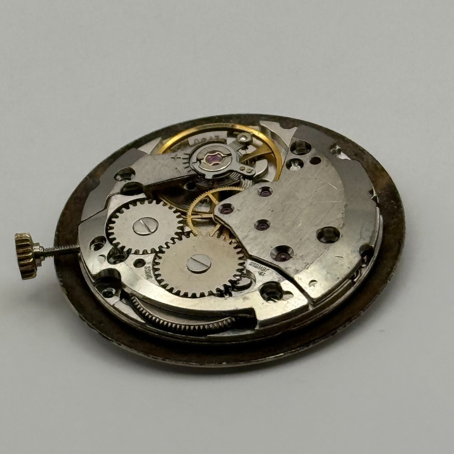 ETA 2750 Watch Movement Running Bernex Manual Wind Vintage Parts Repair 25.8mm