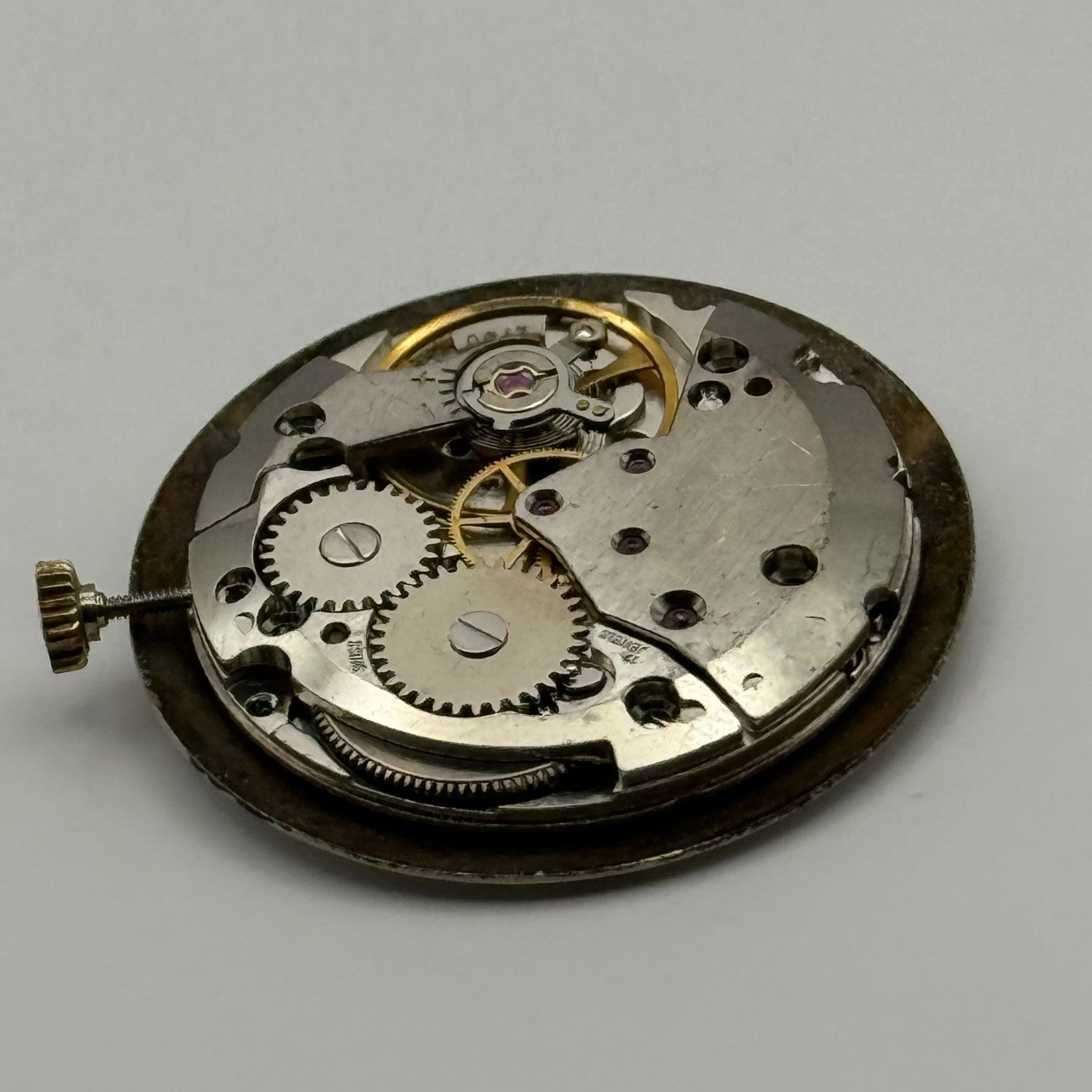ETA 2750 Watch Movement Running Bernex Manual Wind Vintage Parts Repair 25.8mm