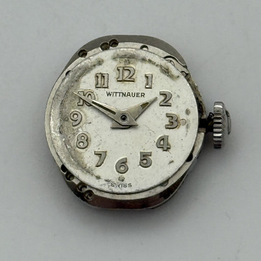 15.3mm Vintage Wittnauer 6NS7G Manual Wind Watch Movement PARTS REPAIR