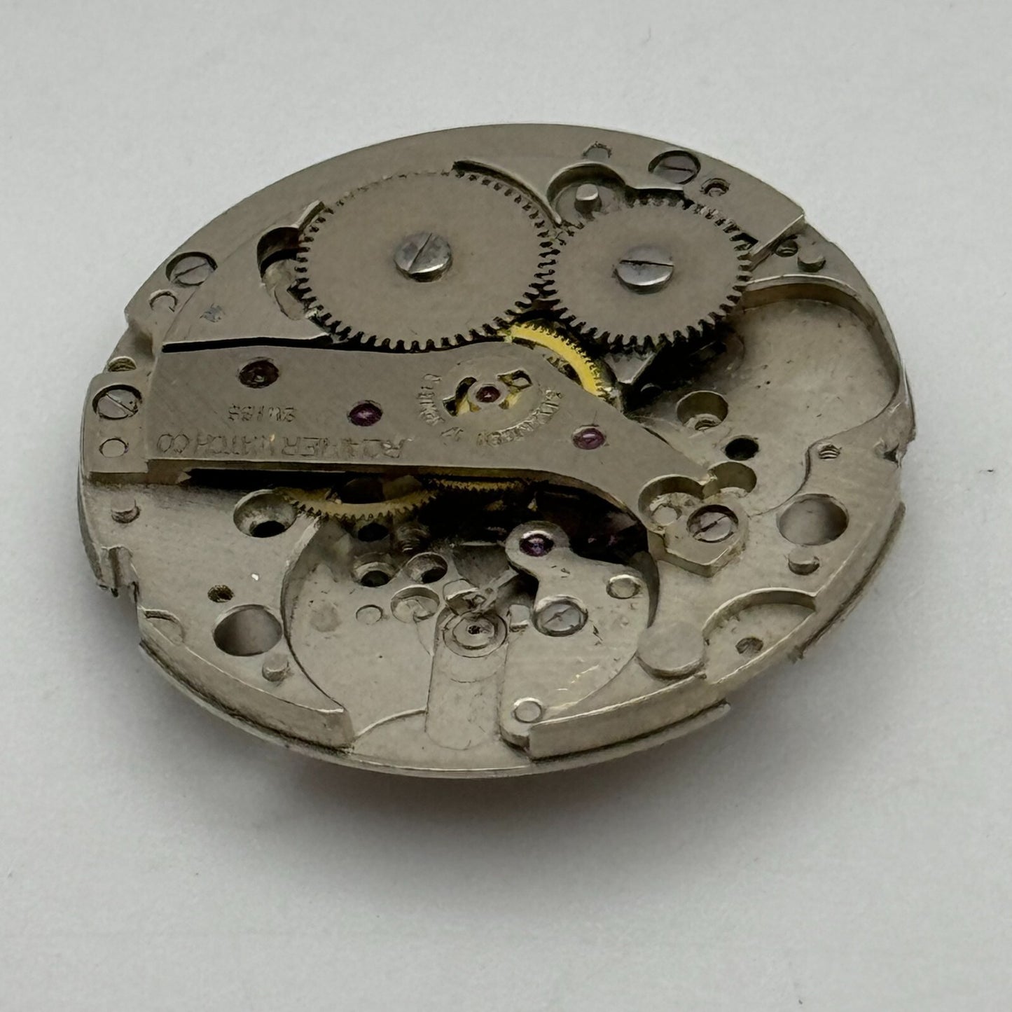 26mm Men's Roamer Cal 43 Partial Manual Wind Watch Movement Swiss Made PARTS
