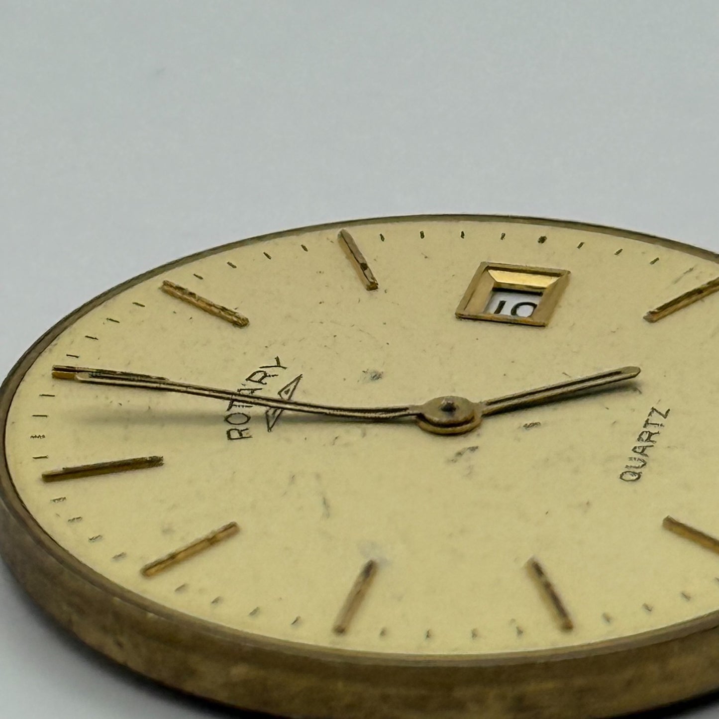 ETA 955.412 Quartz Watch Movement Rotary Elite Date Vintage Parts Repair 30.9mm