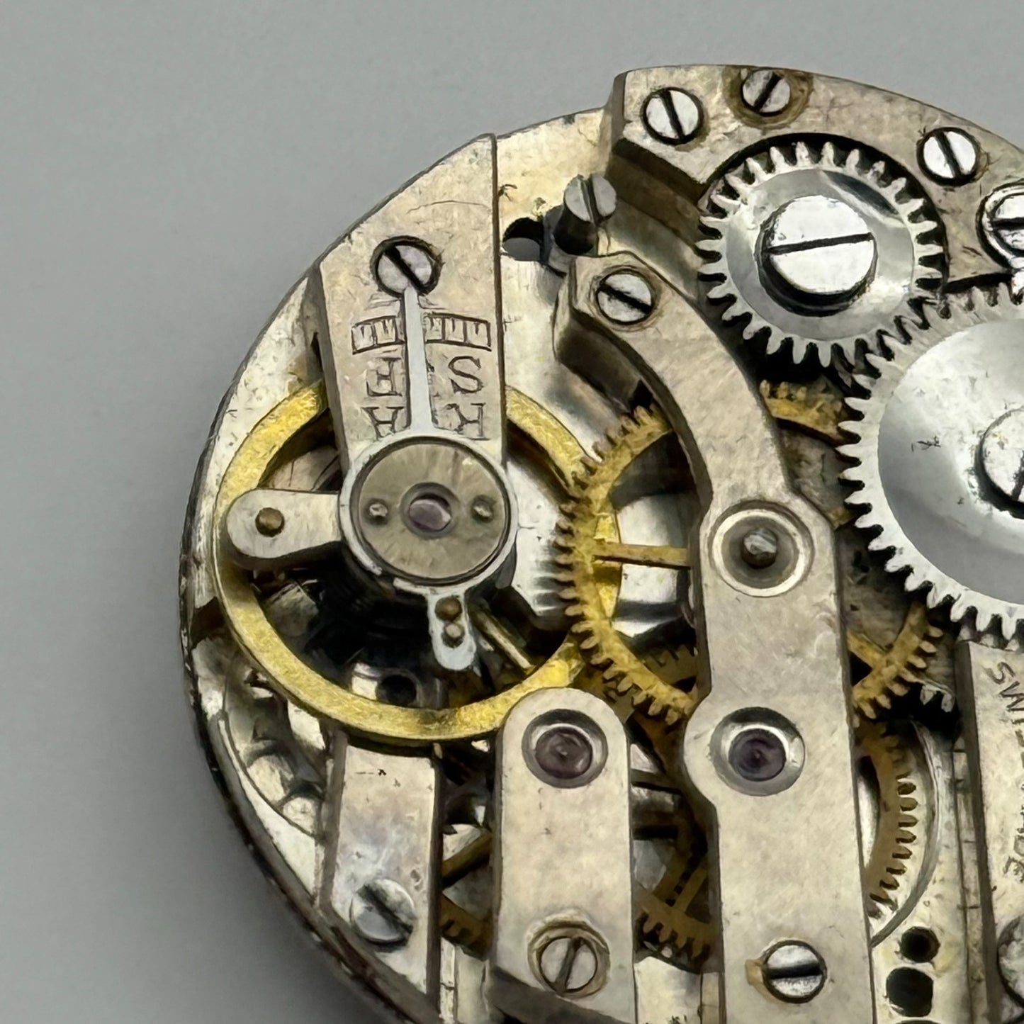 ETA Swiss Watch Movement Manual Wind Vintage Parts Repair Spares 23.6mm