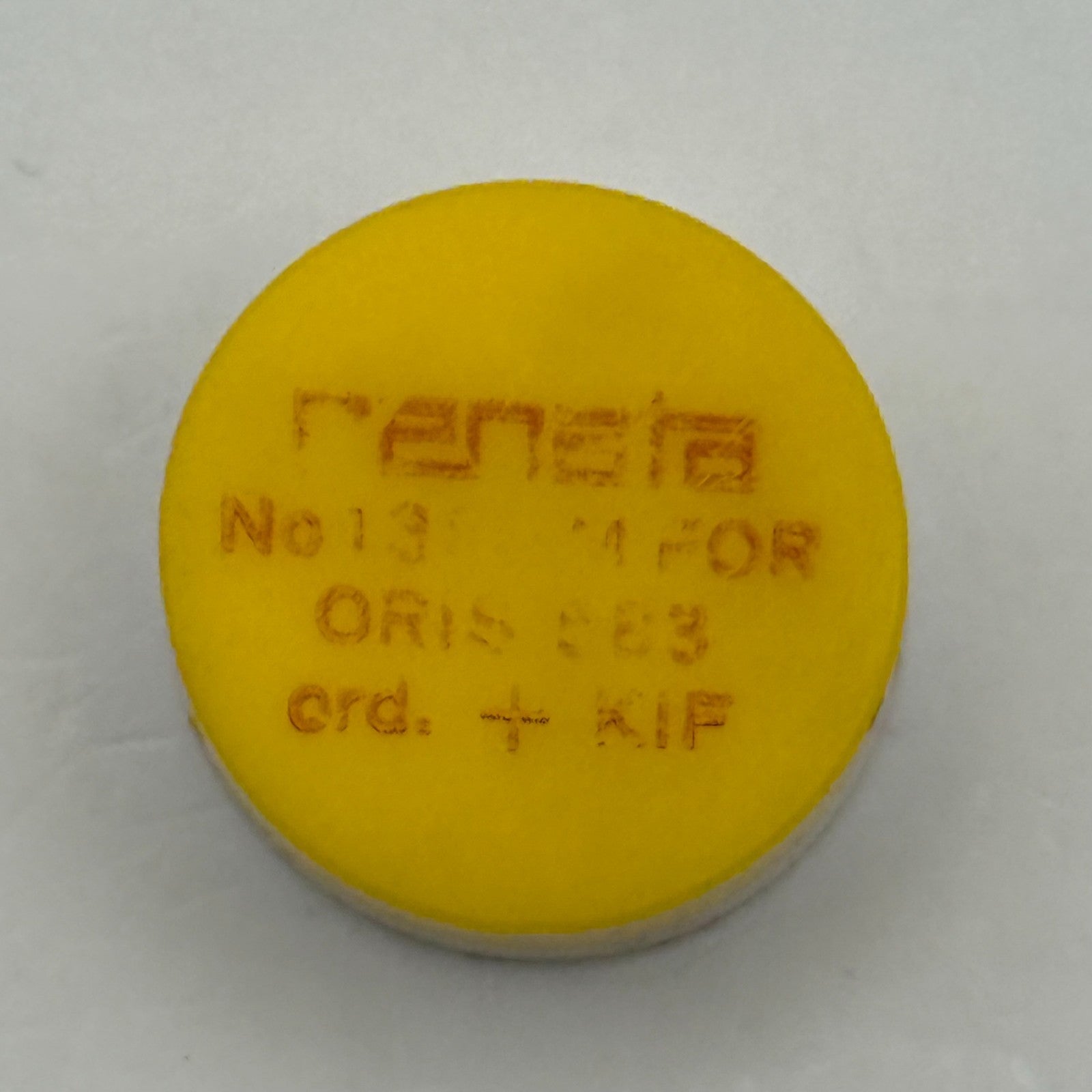 Oris 583Balance Wheel Complete And Spring Ord + KIF Watch Movement Parts NOS