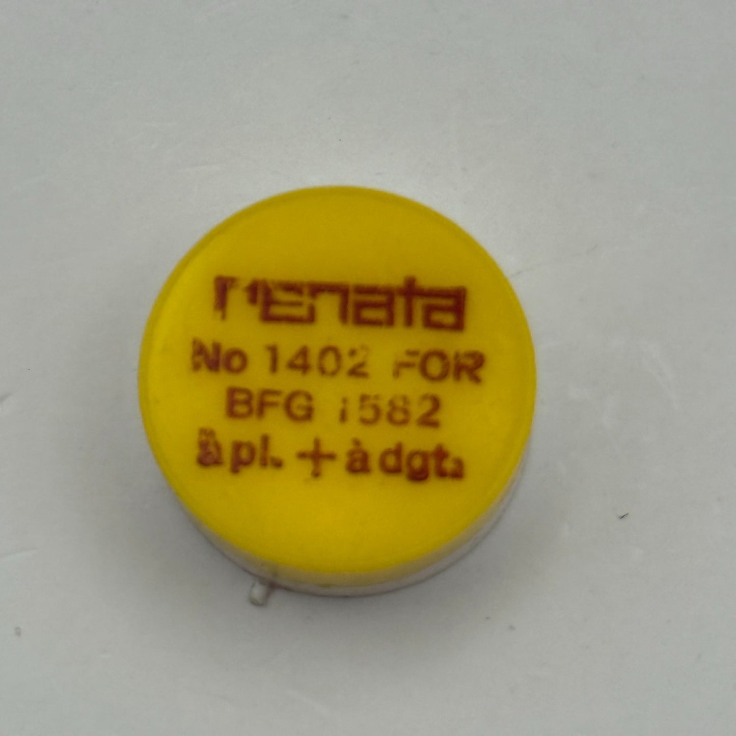 BFG 1582 Balance Complete a pl + a dgt Renata 1402 Watch Movement Parts Vintage