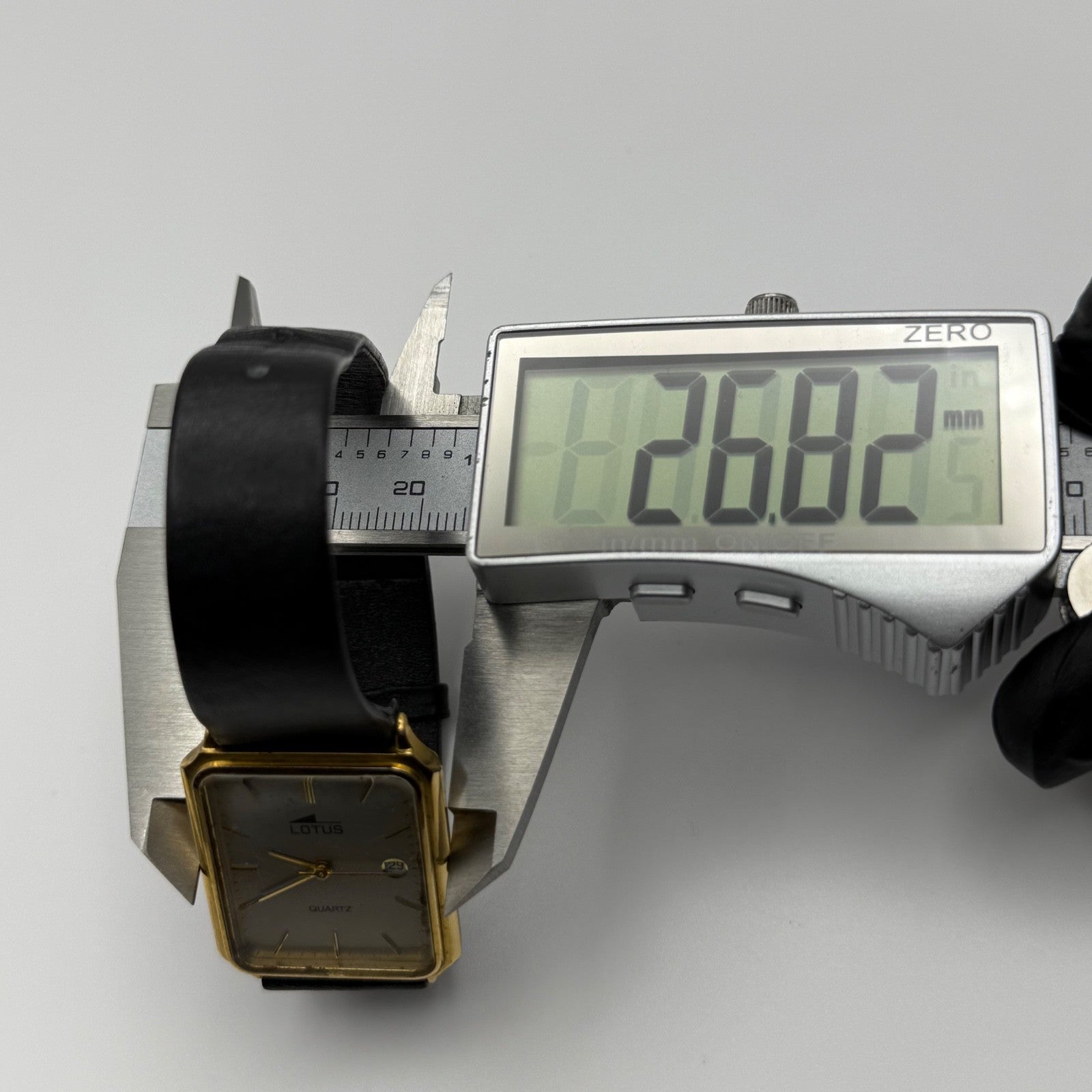 Working Ladies Lotus Date Dial Quartz 26mm Quartz Watch PUW Movement New Battery