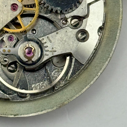 ETA 2750 Mystery Dial Watch Movement Running Manual Wind Vintage Parts 25.9mm