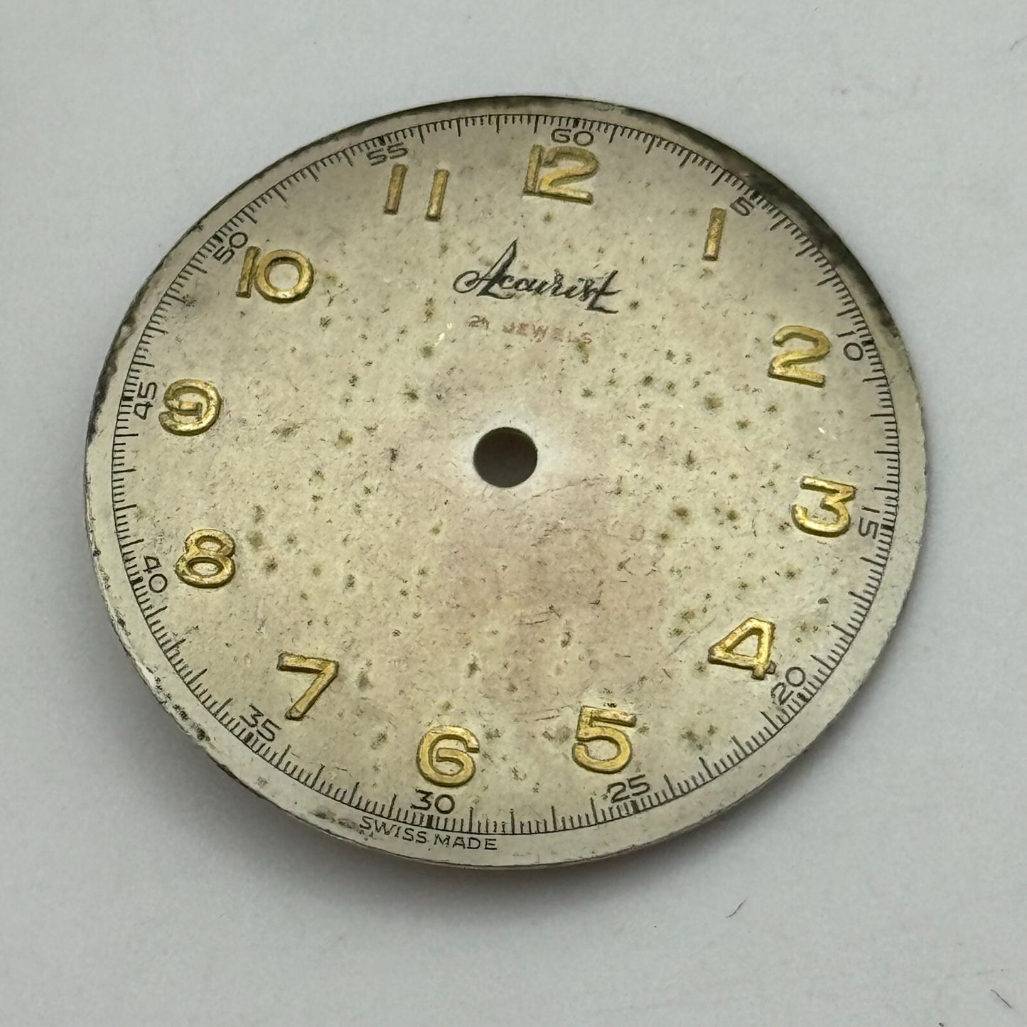 28.3mm Enicar A-R 410 Accurist Manual Wind Watch Movement Swiss Vintage PARTS