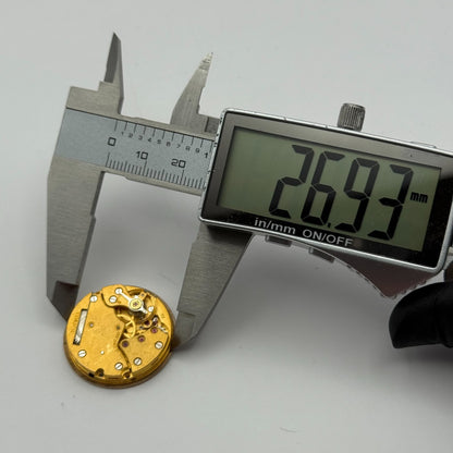 Smiths De Luxe 72 Shockproof Watch Movement Manual Wind Vintage Parts 26.9mm