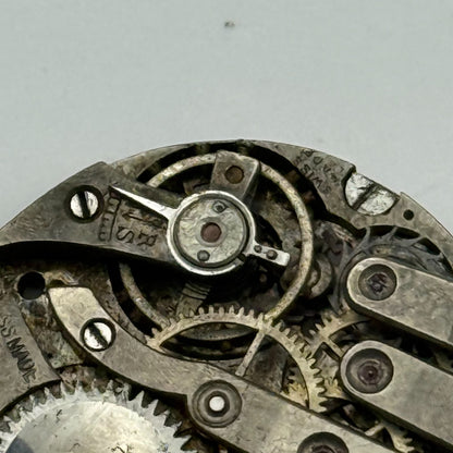 AS A Schild Swiss Watch Movement Manual Wind Vintage Parts Repair Spares 24.7mm