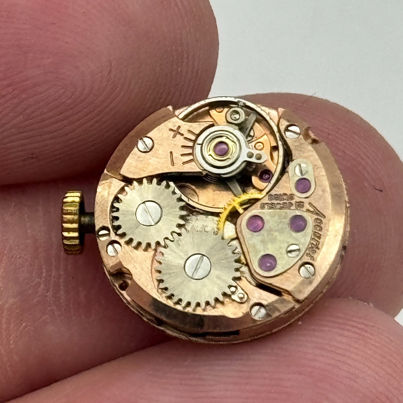 15.5mm Running ETA 2412 Accurist Manual Wind Swiss Ladies Watch Movement PARTS