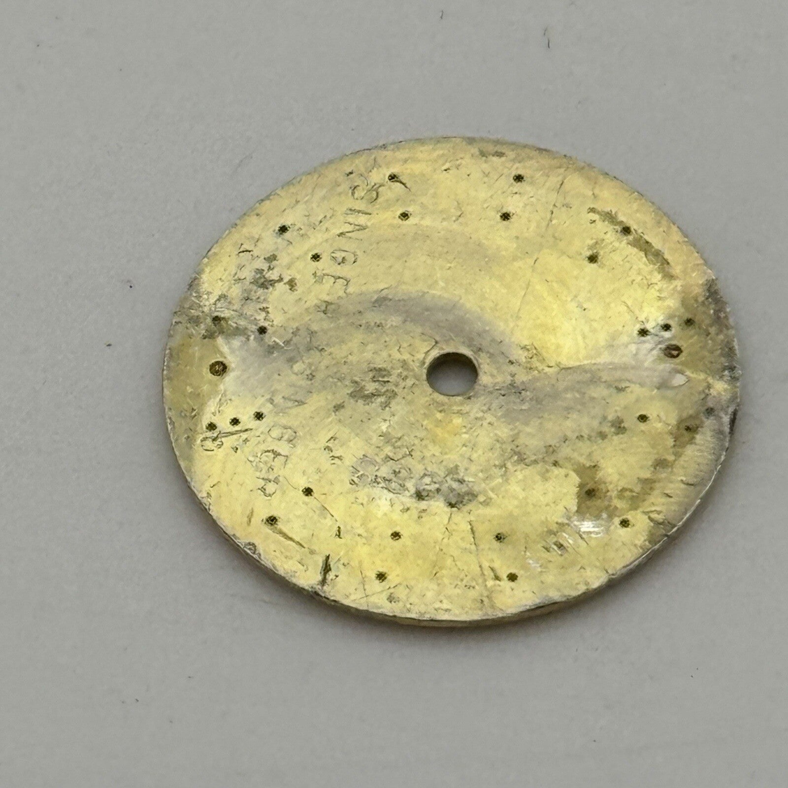 17.9mm Circular Omega De Ville Quartz Ladies Wristwatch Dial Spares Parts Swiss