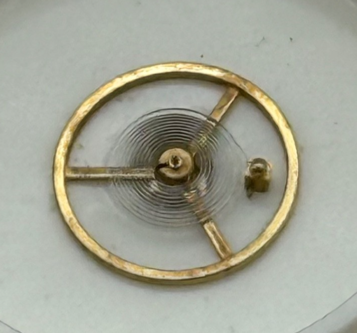 BFG 927-21 Balance Wheel Complete And Spring 6 3/4 - 8''' Watch Movement Parts 