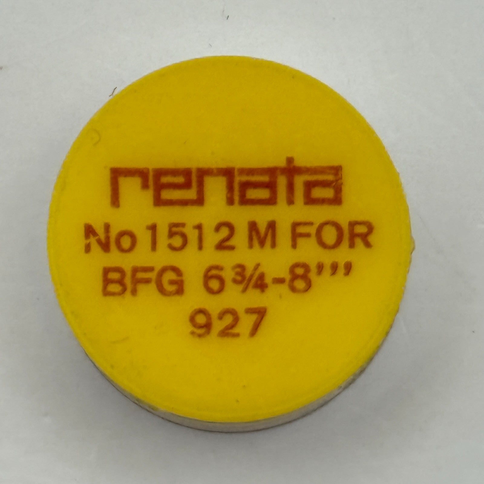 BFG 927 Balance Wheel Complete And Spring 6¾-8’’’ 1512 M Watch Movement Parts 