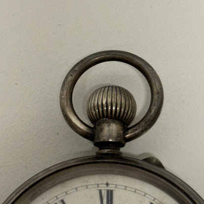 Pin Set Sterling Silver 3/4 Plate Lever English Watch LTD Pocket Watch TO REPAIR