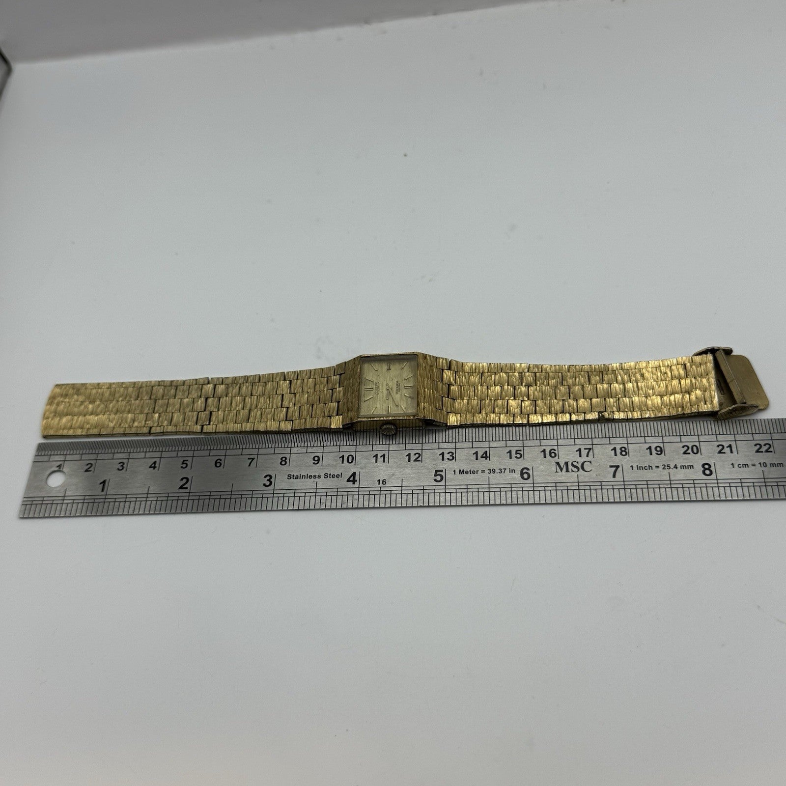 24mm Vintage Ladies Swiss Emperor Gold Plated Manual Wind Swiss FHF Watch PARTS