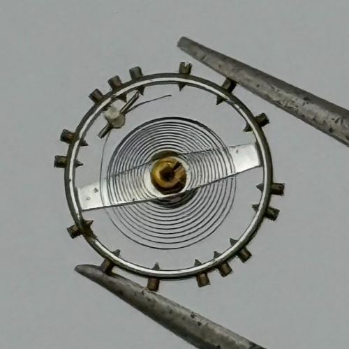 AS 624 557 Balance Wheel Complete And Spring Renata Watch Movement Parts NOS