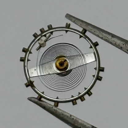 AS 624 557 Balance Wheel Complete And Spring Renata Watch Movement Parts NOS