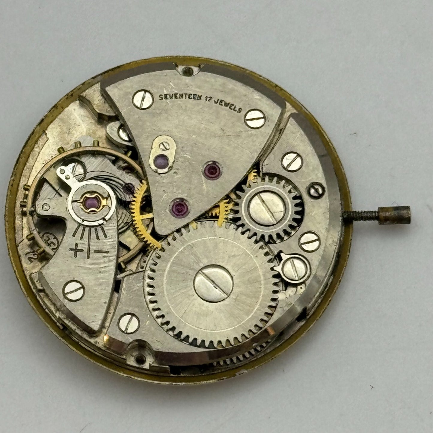 25.8mm Men's Verity FHF 72 Manual Wind 17 Jewels Swiss Made Watch Movement PARTS