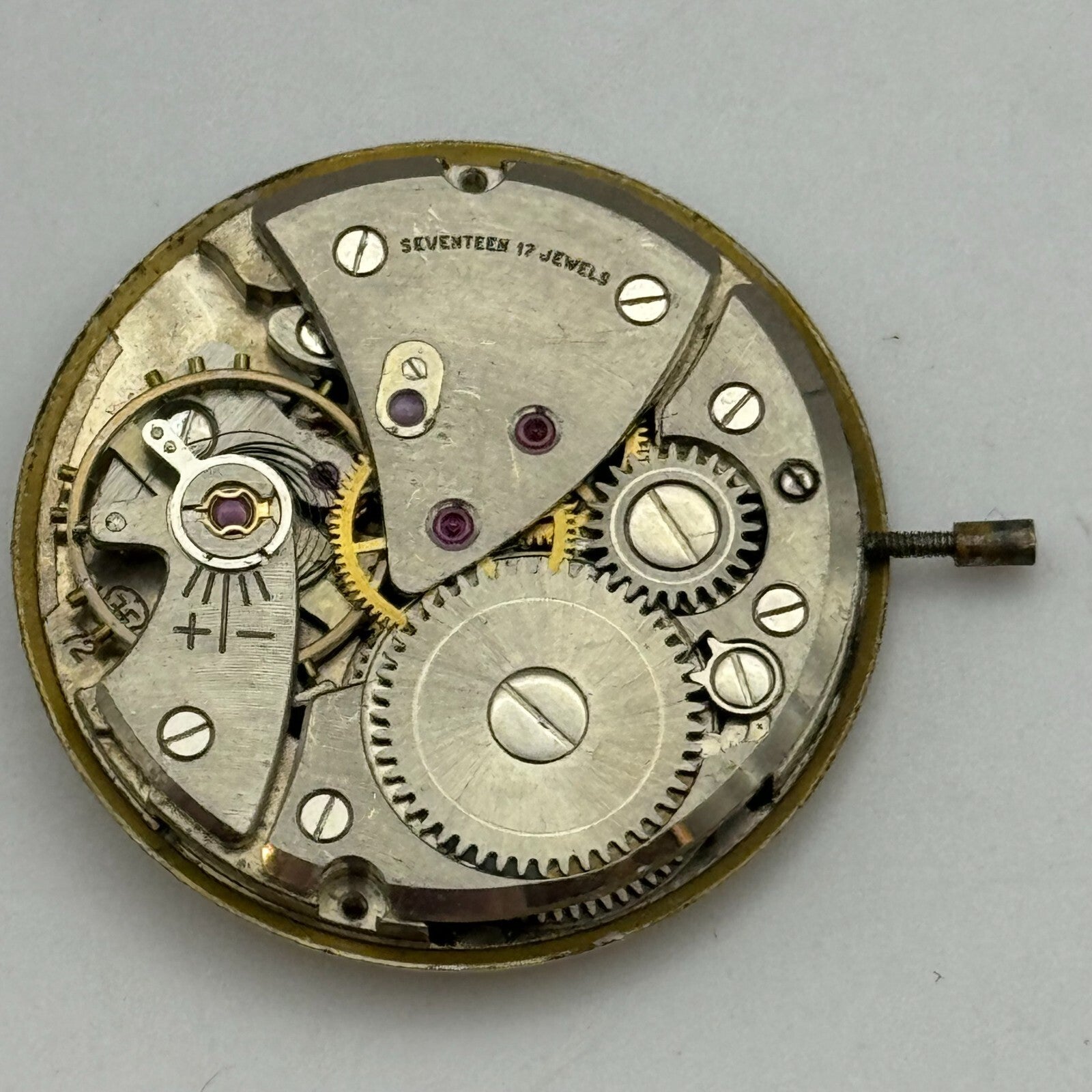 25.8mm Men's Verity FHF 72 Manual Wind 17 Jewels Swiss Made Watch Movement PARTS