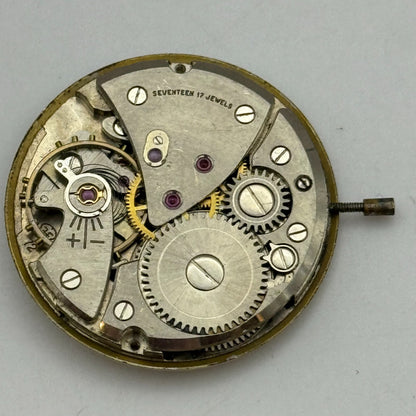 25.8mm Men's Verity FHF 72 Manual Wind 17 Jewels Swiss Made Watch Movement PARTS