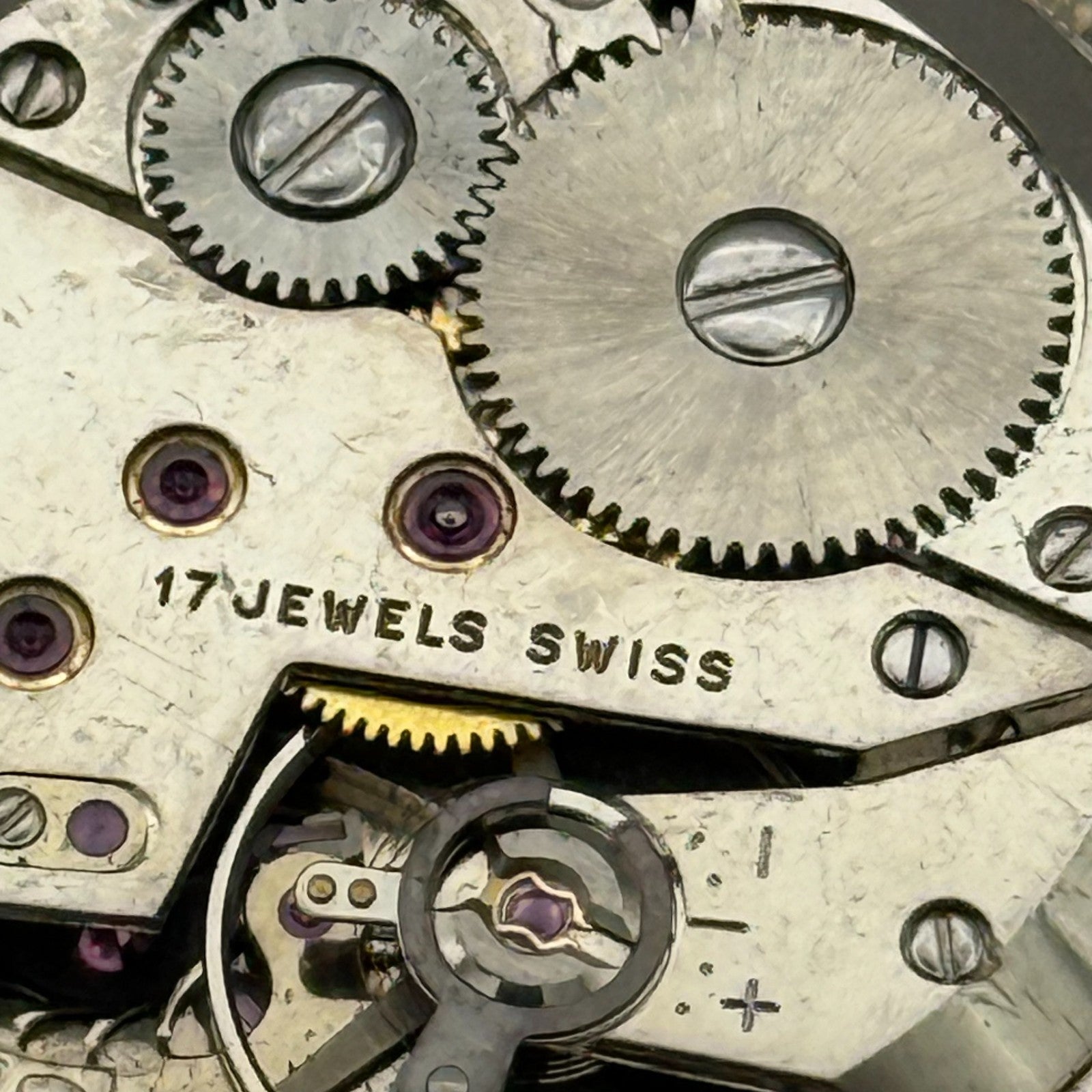 Summit AS 1525 1526 Watch Movement Running Manual Wind Vintage Parts 25.8mm