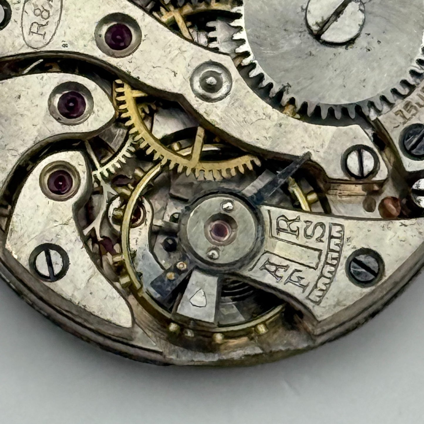 R&S Rotherham & Sons Watch Movement Manual Wind Vintage Parts Repair 23.6mm