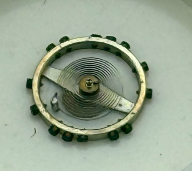 AS 976 1012 Balance Wheel Complete And Spring 29 M Watch Movement Parts NOS 