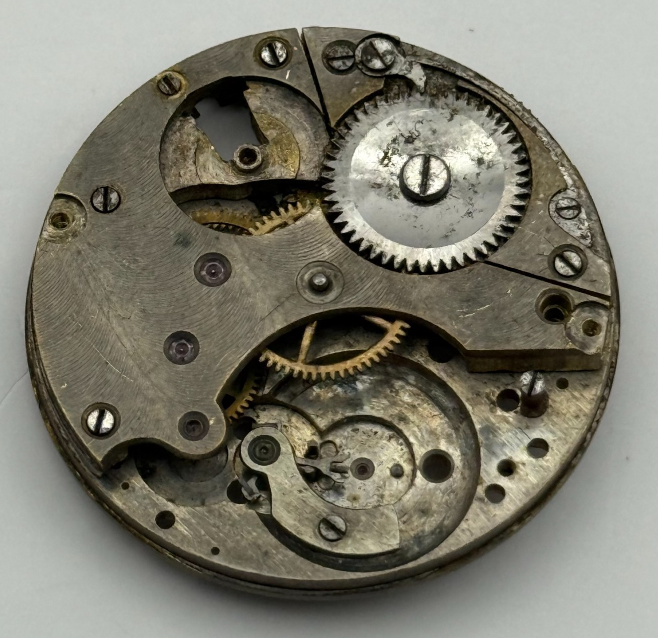 AS A Schild Trench Watch Movement Manual Wind Vintage Swiss Parts Repair 29.5mm