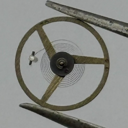 FEF 6660 Balance Wheel Complete And Spring Ord + Inca 1711 Watch Movement Parts