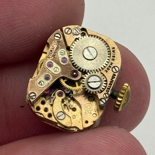 12.1mm Ladies Accurist AS 976 A Schild Manual Wind Swiss Watch Movement PARTS