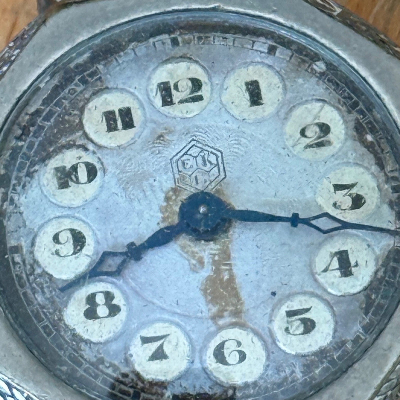 26mm Vintage Interesting Swiss Made Bullseye Manual Wind Watch PARTS / REPAIR