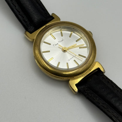 Working Ladies Pierre Nicol Gold Plated 24mm Quartz Watch New Battery Adjustable