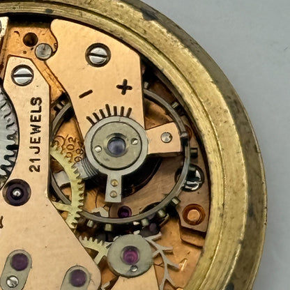 AS 1002 984 Watch Movement Accurist President Manual Wind Vintage Parts 29.7mm