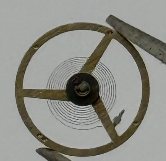 AS 1677 Balance Wheel Complete And Spring 1224 M Watch Movement Parts NOS