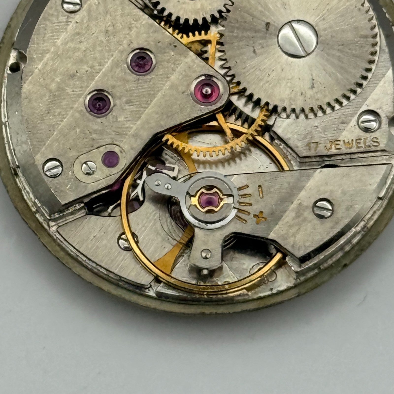 ETA 1120 Watch Movement Garrard Manual Wind Vintage Swiss Parts Repair 26.9mm