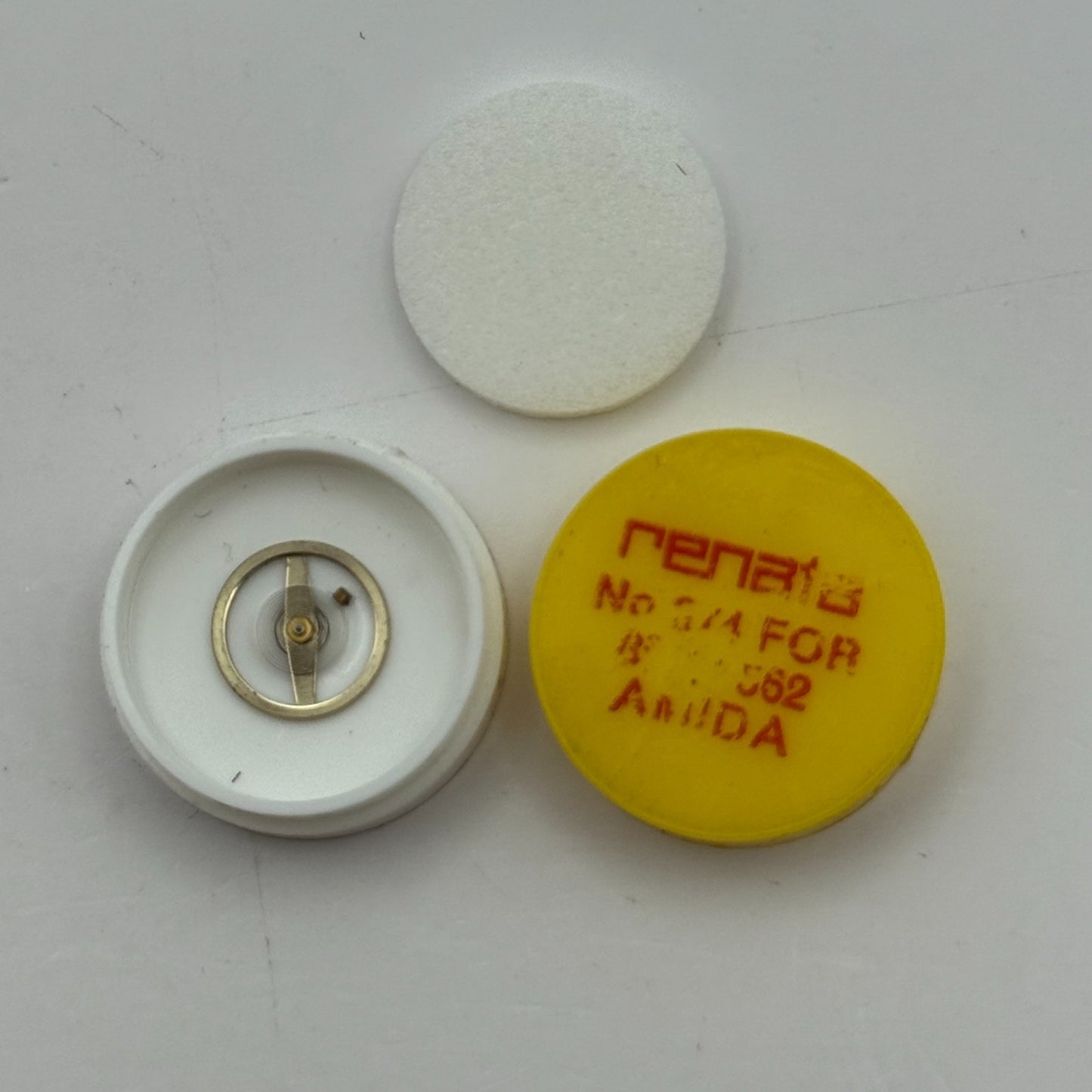 Amida 562 Balance Wheel Complete And Spring  8¾’’’ 874 Watch Movement Parts NOS